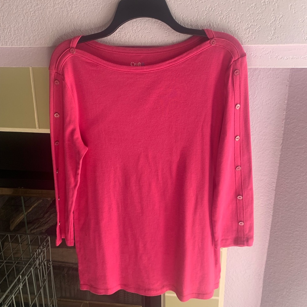 👚CROFT & BARROW PINK TOP ( SMALL)👚